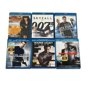 Spy & Intelligence Action Blu-ray DVD Movie Lot (6 movies)